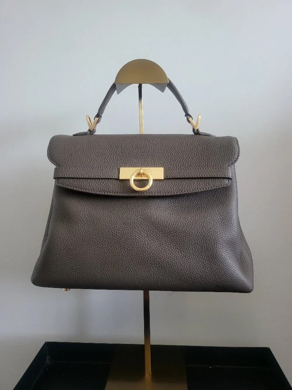 Parisa Wang Grey Grace Medium Soft top handle bag